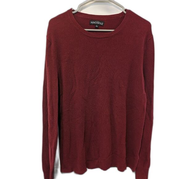 J. Crew Mercantile Textured Rugged Cotton Crewneck Sweater - Picture 1 of 3